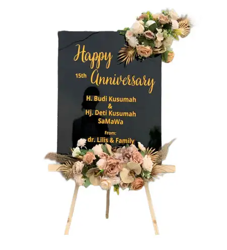 Papan Bunga Akrilik Kelapa Gading Ballroom Jakarta